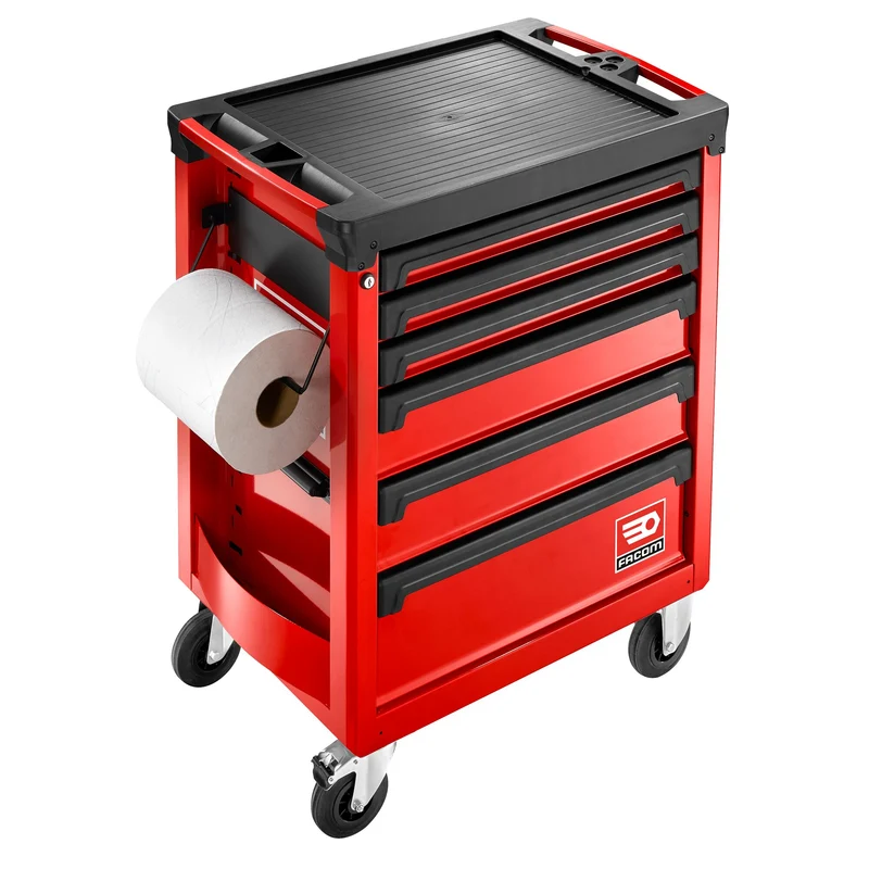 ROLL.6M3A - Servante ROLL, 6 tiroirs, 569 x 421 mm - 3 modules par tiroir