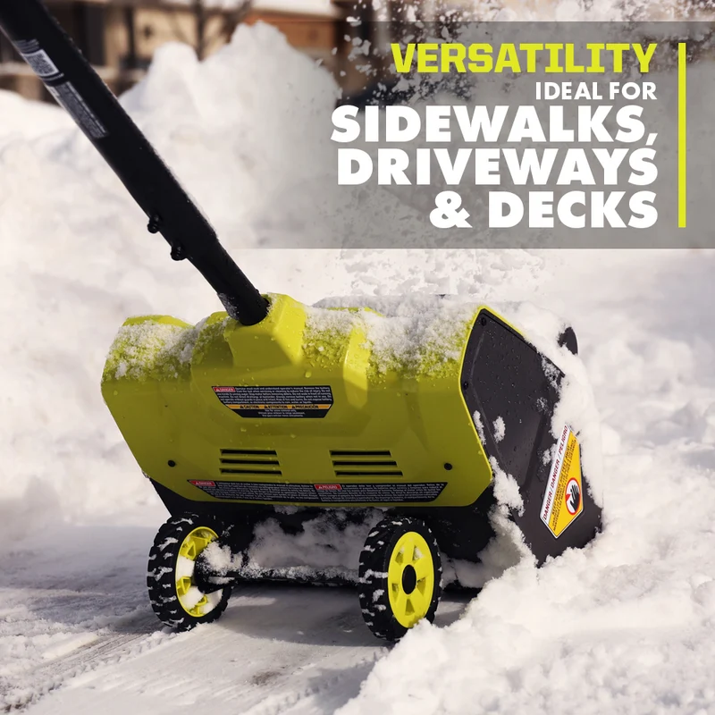 40V 12" Wheeled Snow Shovel Kit