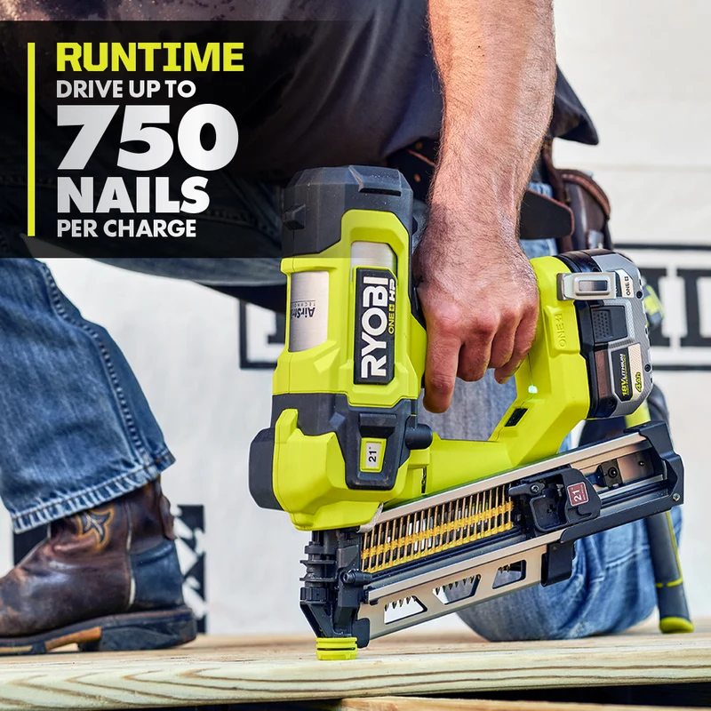 18V ONE+ HP Brushless AirStrike 21° Framing Nailer