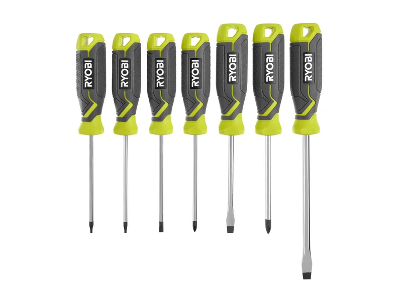 Screwdriver Set (7-Piece) with Cushion Grip Handles