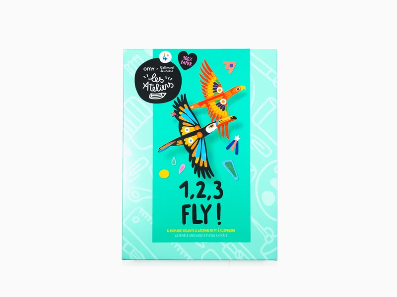 Omy x Gallimard Jeunesse - "Les Ateliers" - 1,2,3 fly !