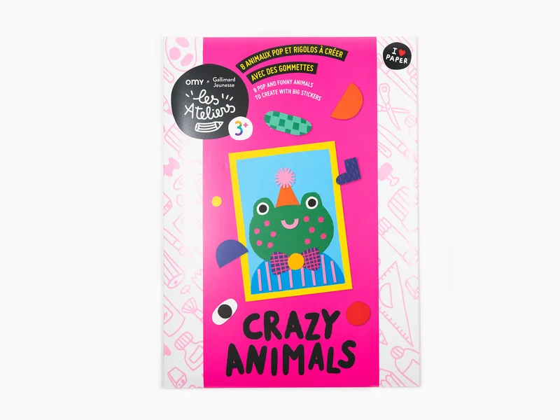 Omy x Gallimard Jeunesse - "Les Ateliers" - Crazy Animals