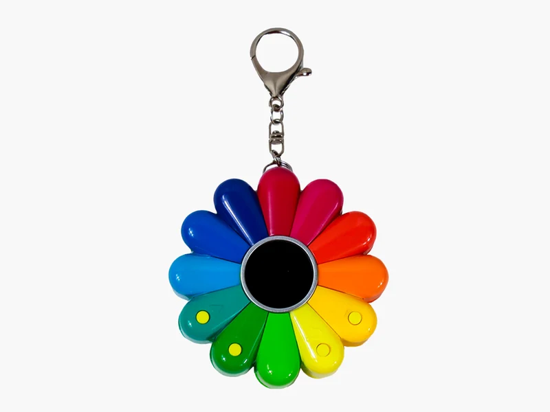 Takashi Murakami - FLOWER GO WALK COLOR / Rainbow x Clear (avec FLOWER GO WALK CARD)