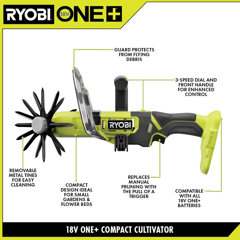 18V ONE+ Handheld Cultivator