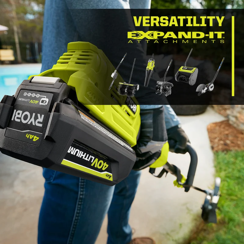 40V Attachment Capable 15" String Trimmer
