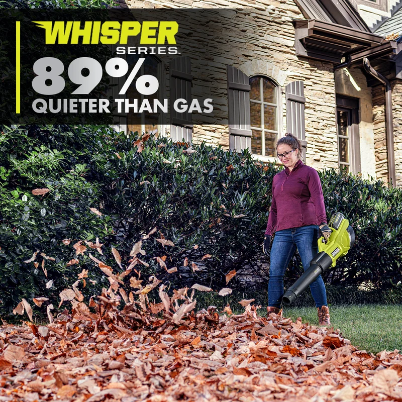 40V HP Brushless 600 CFM WHISPER SERIES Blower & 15" Carbon Fiber String Trimmer Combo Kit