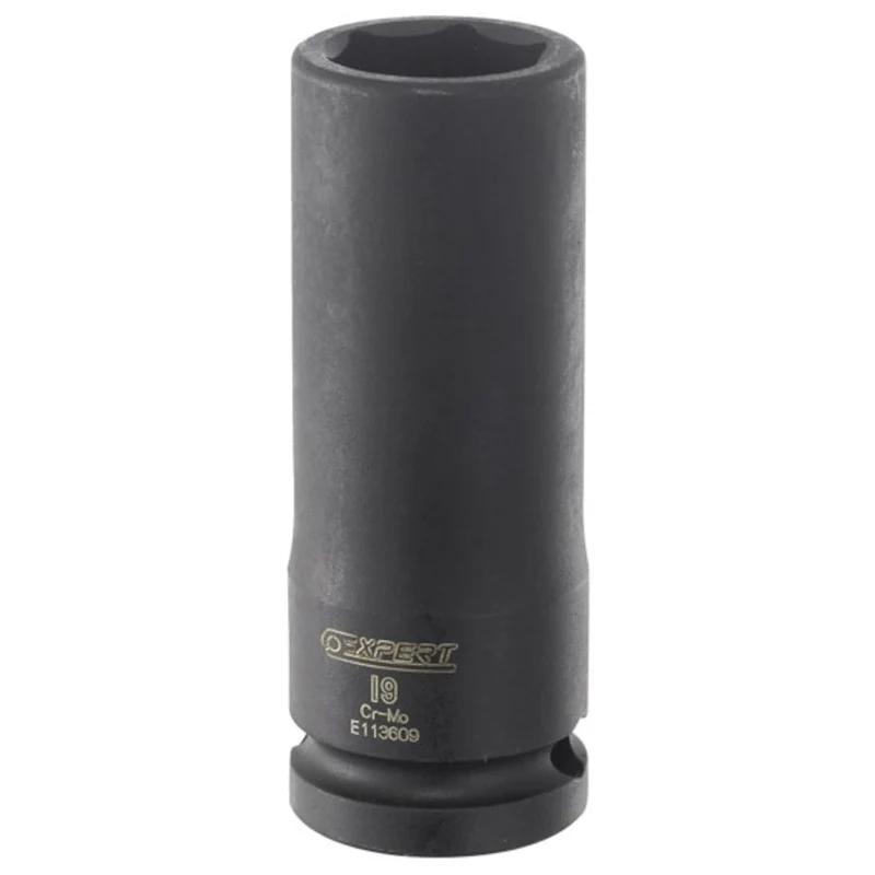 E113611 - Douilles longues Impact, 6 pans, métriques, 1/2"