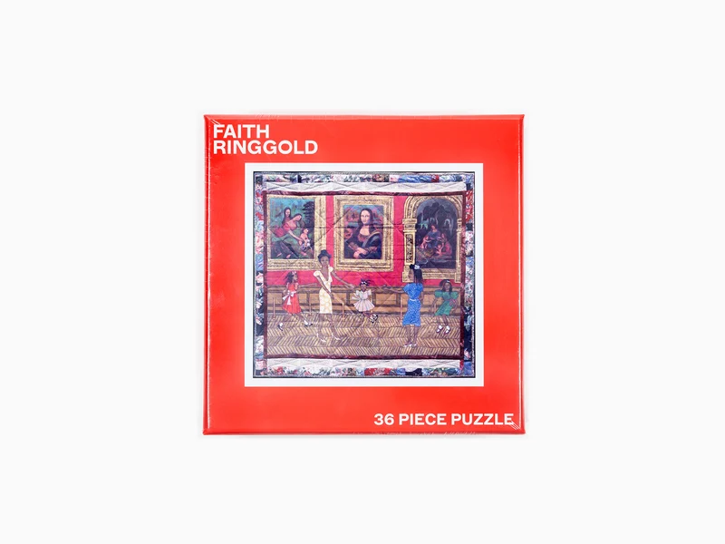Faith Ringgold - Dancing at the Louvre : The French Collection Part I, #1, 1991 puzzle