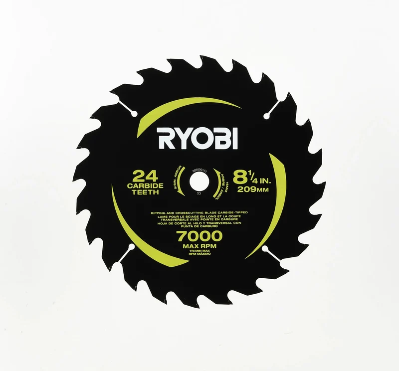 8-1/4" 24 Carbide Teeth Thin Kerf Table Saw Blade