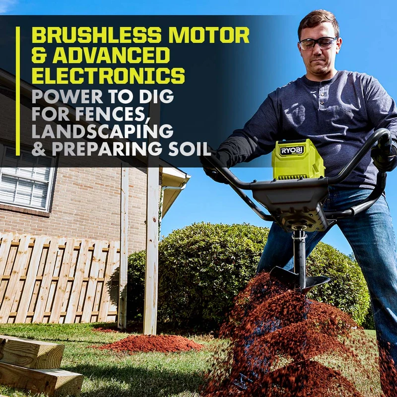40V HP Brushless 8" Earth Auger