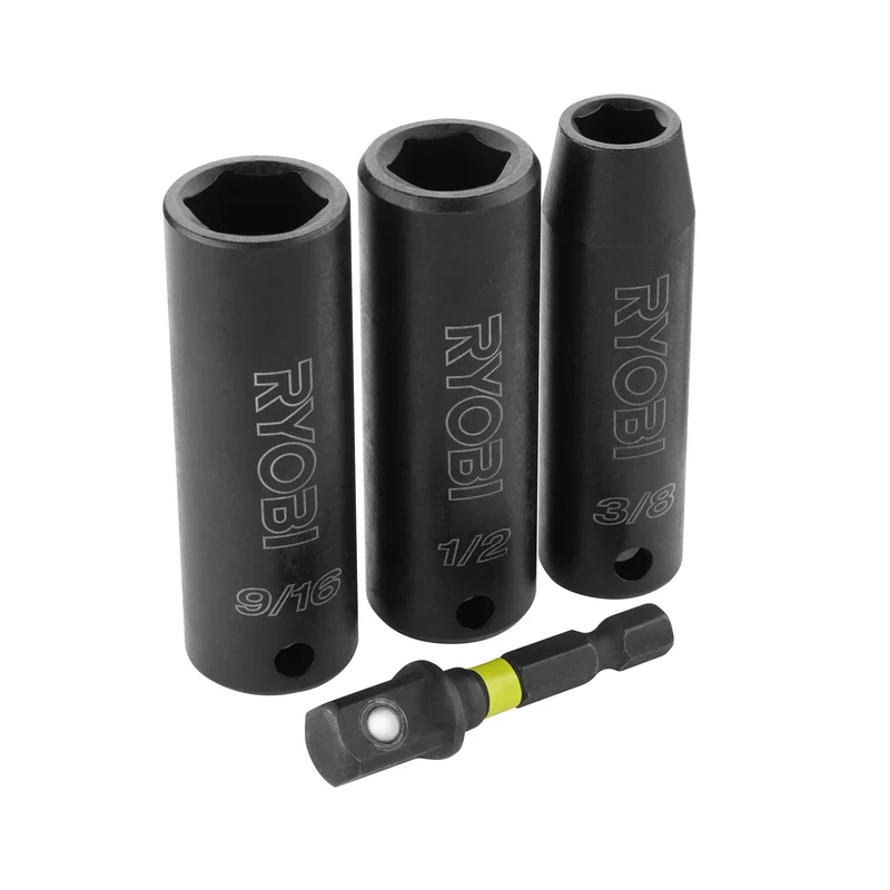 4 PC. 3/8" Drive SAE Impact Socket Set