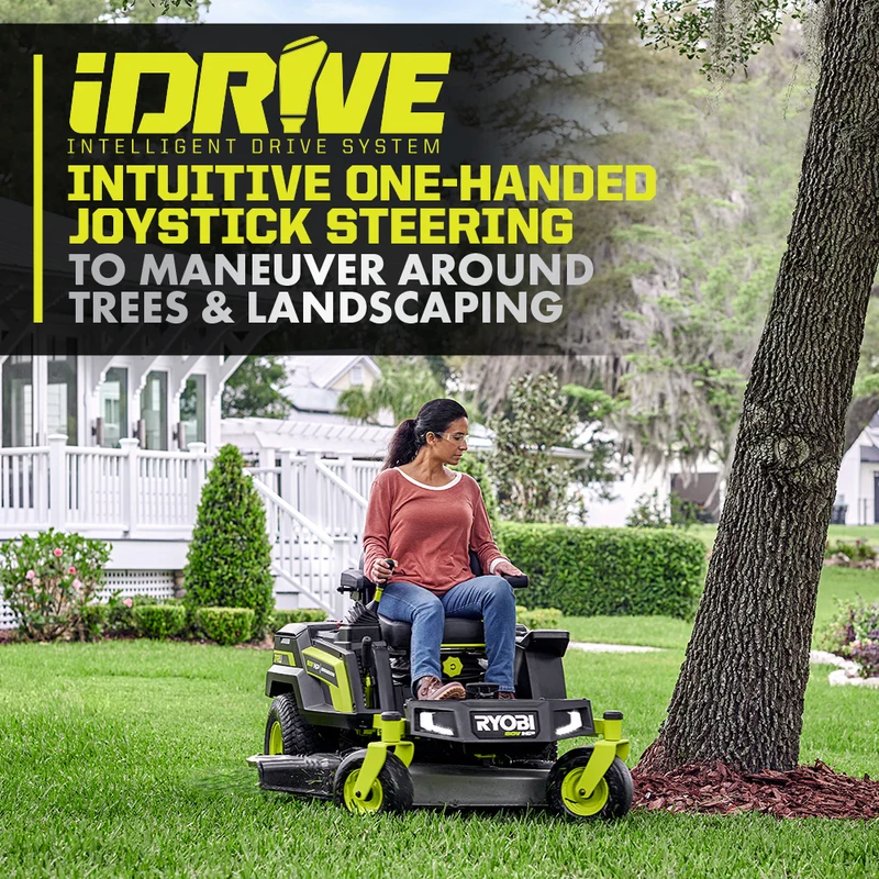 80V HP Brushless 42" Lithium Electric Zero Turn Riding Mower Kit