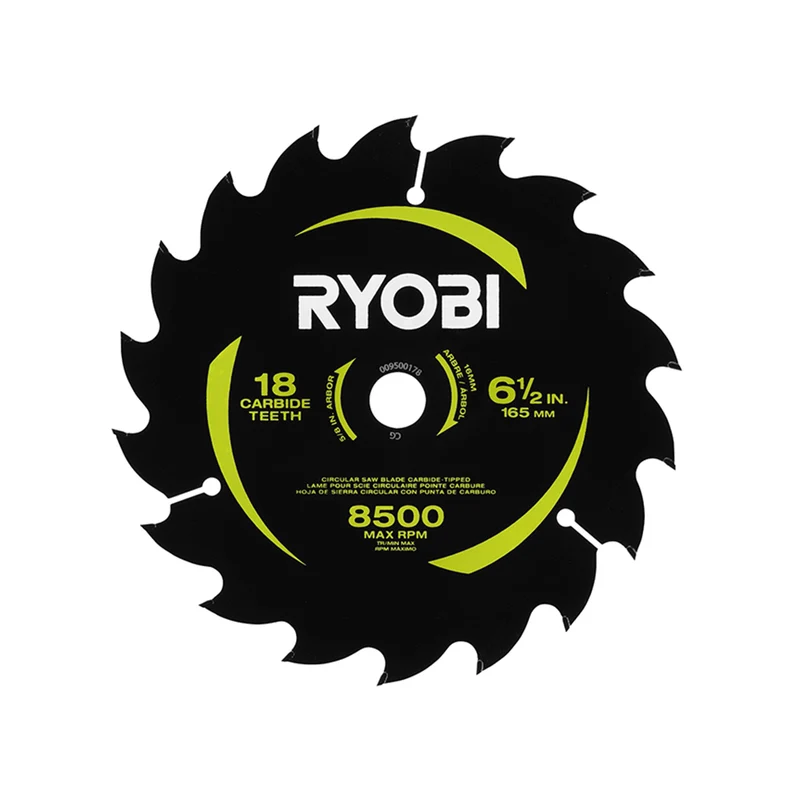 6-1/2" 18 Carbide Teeth Thin Kerf Circular Saw Blade