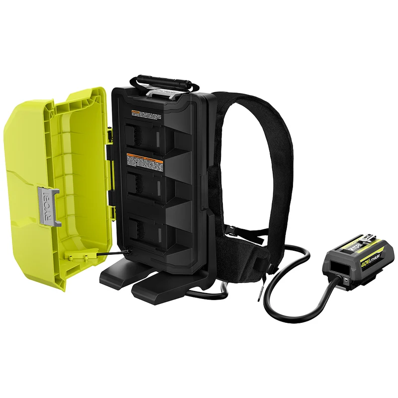 40V HP Brushless 730 CFM WHISPER SERIES Blower & Backpack Power Supply Kit