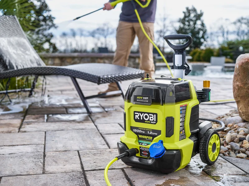 40V HP Brushless WHISPER SERIES 1500 PSI 1.2 GPM Pressure Washer