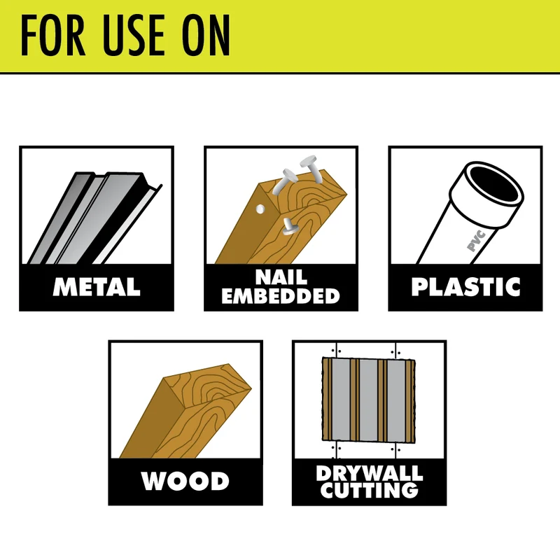 3 PC. Wood/Metal Plunge Blade Set