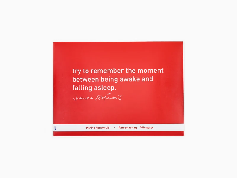 Marina Abramovic - Taie d'oreiller
