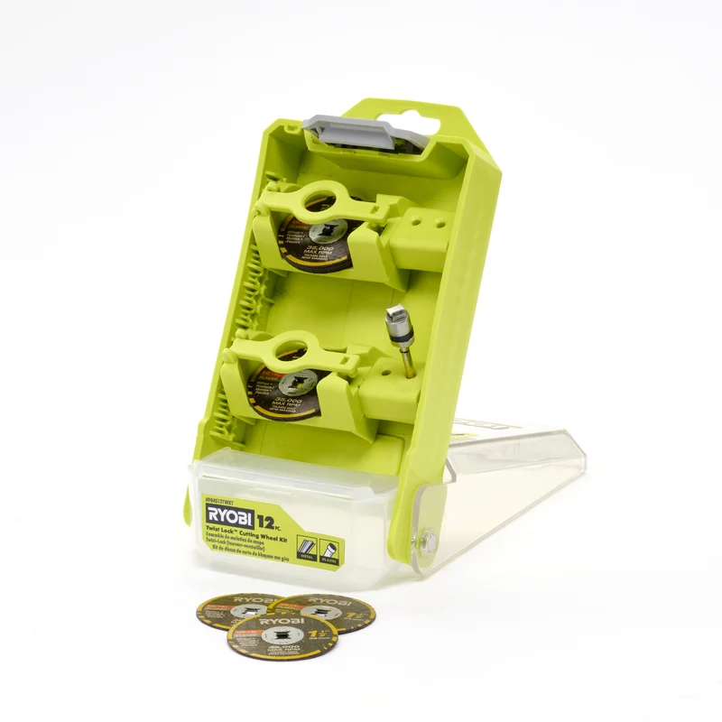 RYOBI 12PC. Twist Lock Cutting Wheel Kit