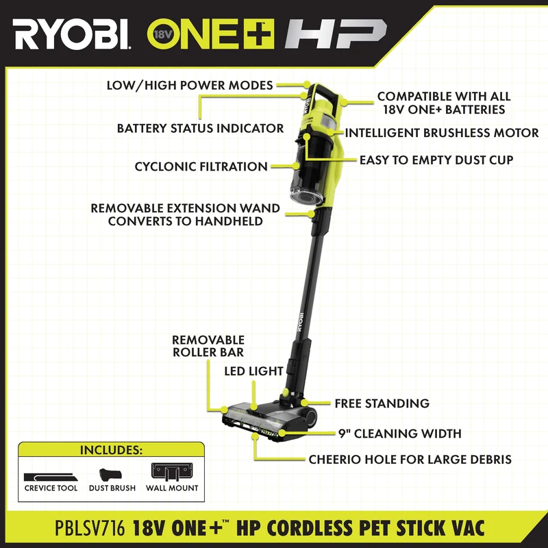18V ONE+ HP Stick Vacuum Kit