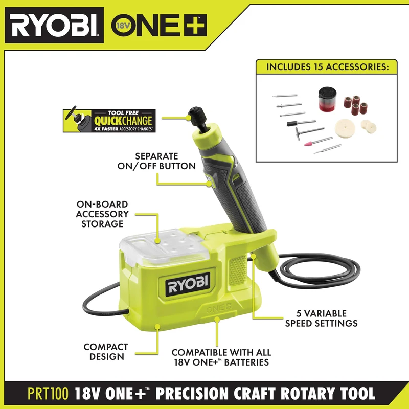 18V ONE+ Precision Craft Rotary Tool Kit