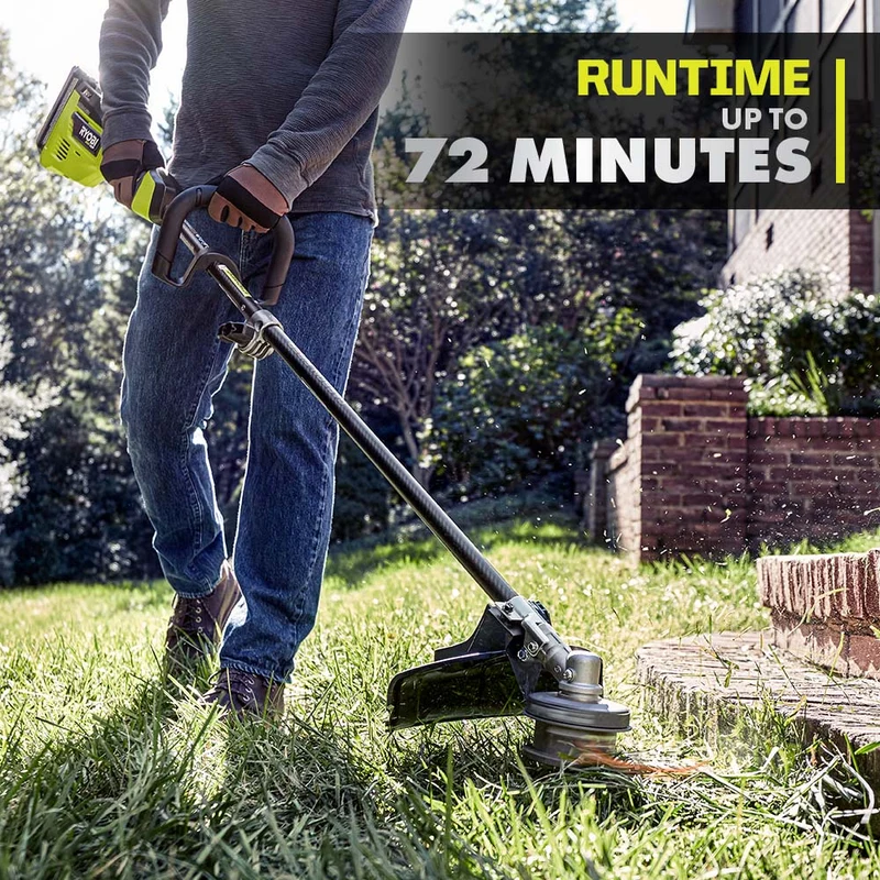 40V HP Brushless 15" Carbon Fiber Attachment Capable String Trimmer