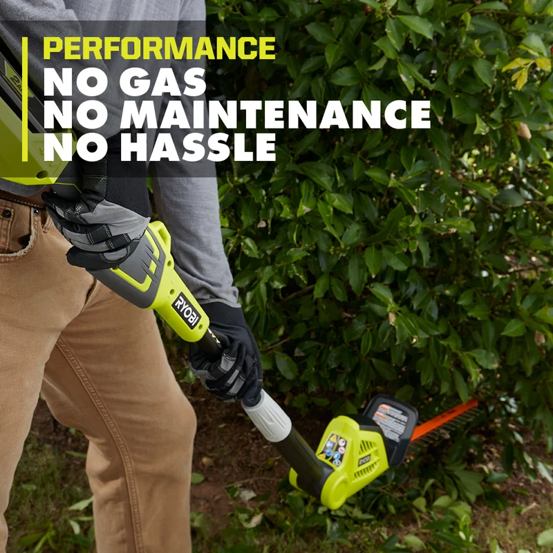 40V 18" Pole Hedge Trimmer Kit