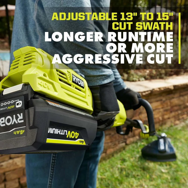 40V Attachment Capable 15" String Trimmer Kit