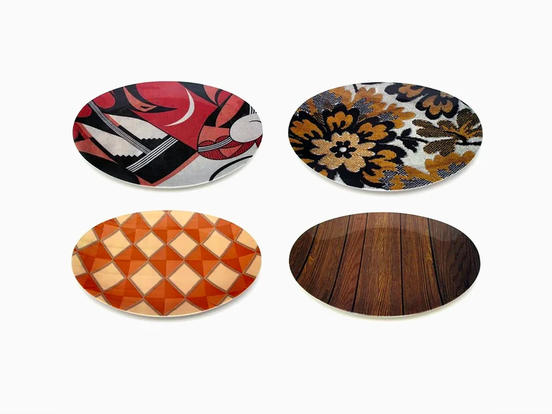 Mickalene Thomas - Set de plateaux