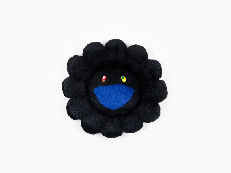 Takashi Murakami - coussin fleur 30 cm - Noir