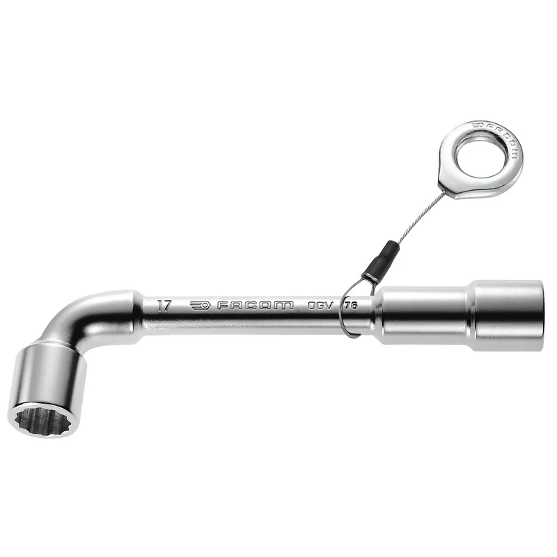 76.SLS - Clés à pipe débouchées forgées 12 pans x 6 pans métriques attachées, SLS solution de travail en hauteur