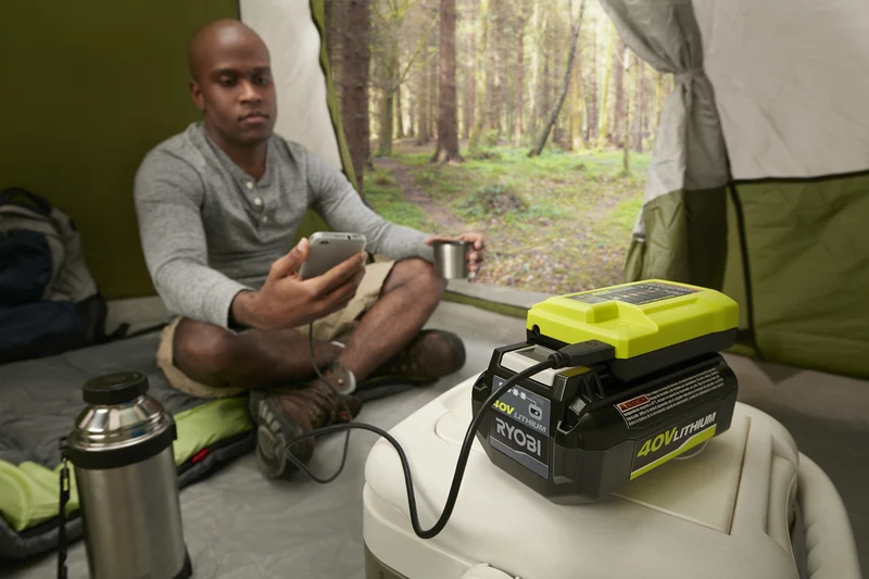 40V Charger with USB Port