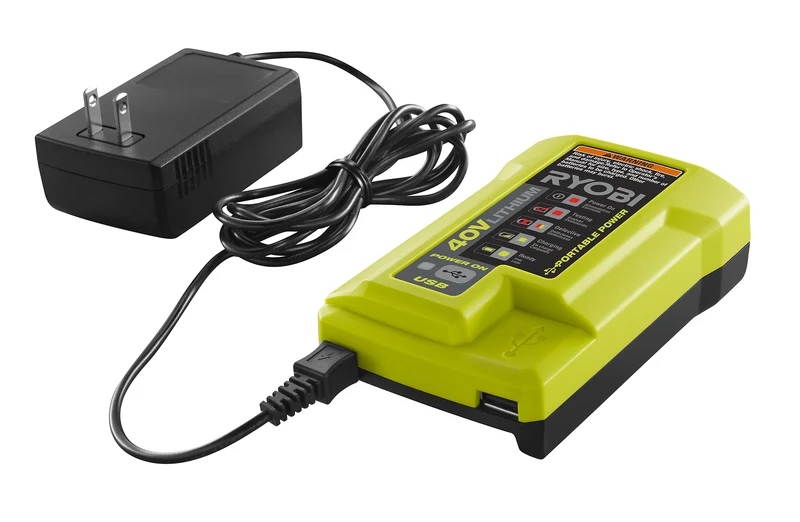 40V Charger with USB Port