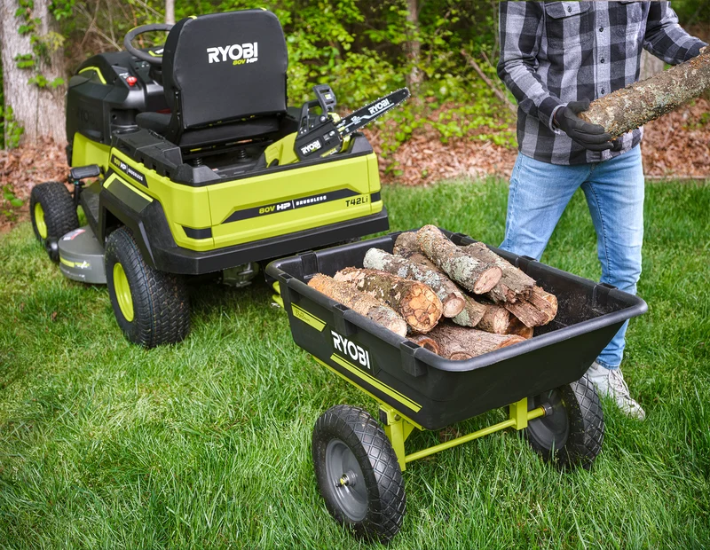 Tow-Behind Dump Cart