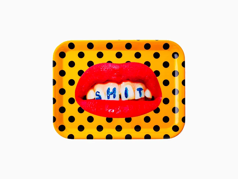 Seletti porte Toiletpaper - Plateau de merde