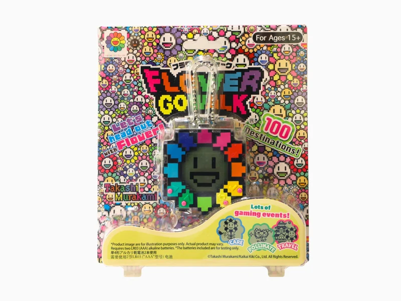 Takashi Murakami - FLOWER GO WALK / Rainbow (Couleur du corps : Noir)