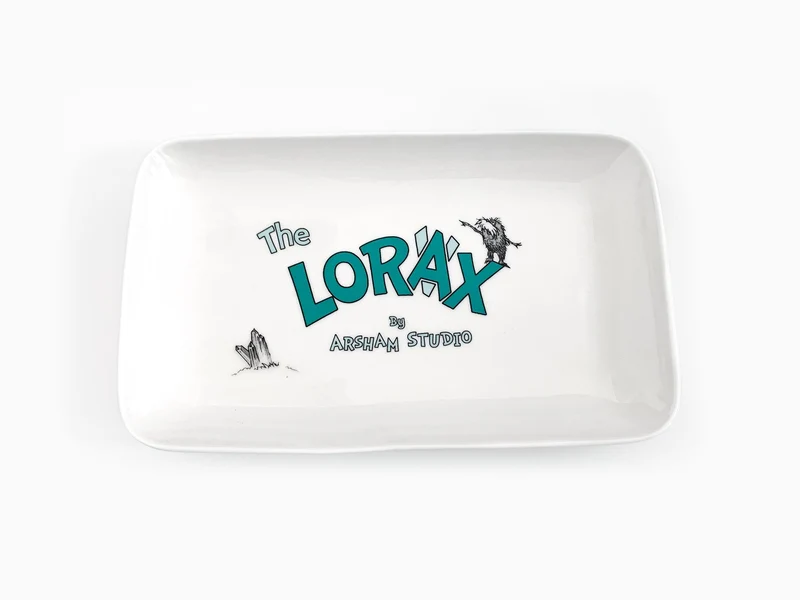 Daniel Arsham x Dr. Seuss "The Lorax" - Plateau en porcelaine durable