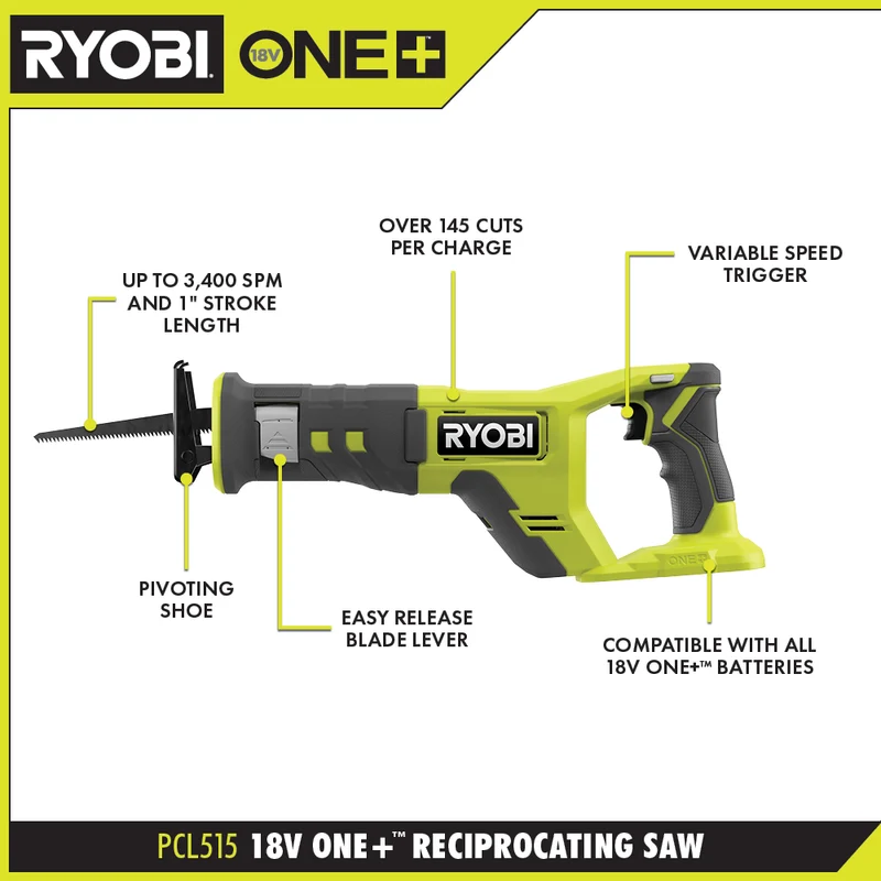 ONE+ 18V Reciprocating Saw Kit