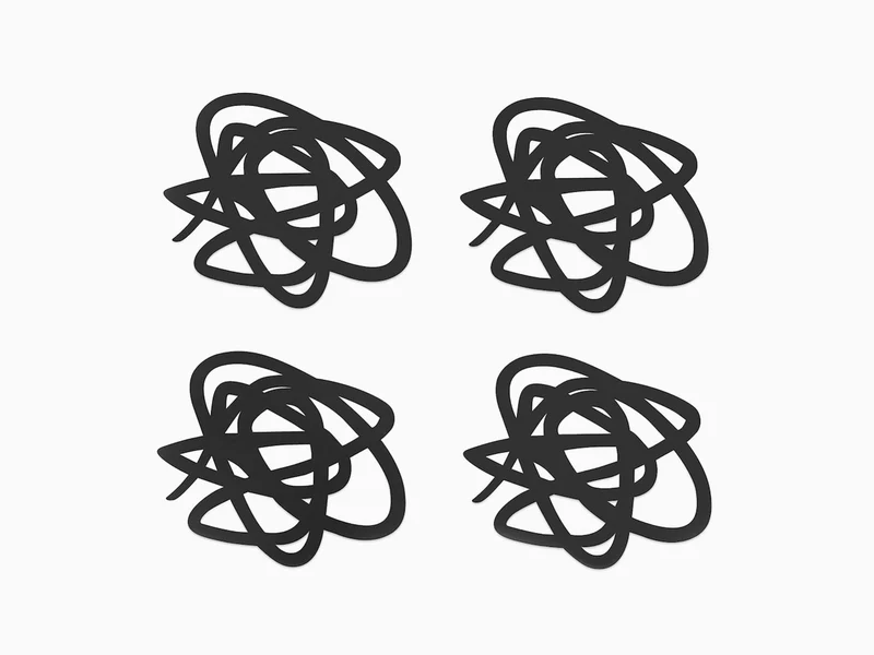 MoMA - Dessous de verre Doodle (lot de 4)