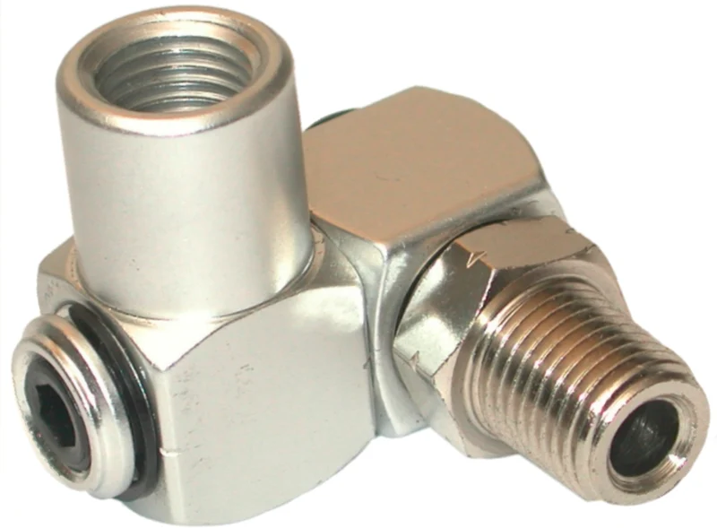 Rac Tournant 1/4"M - 1/4"F 3920A, Raccord Fileté 354004 Lacme