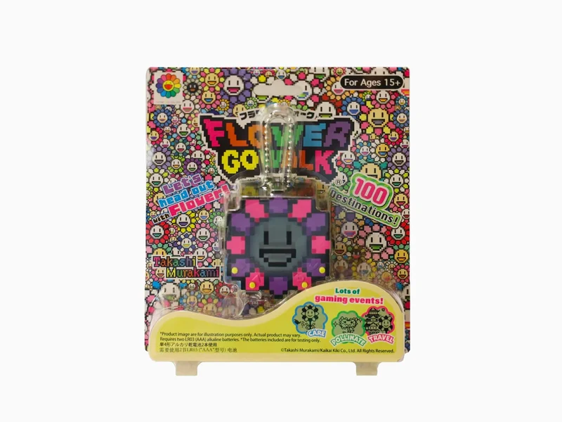 Takashi Murakami - FLOWER GO WALK / Violet x Rose (Couleur du corps : Noir)