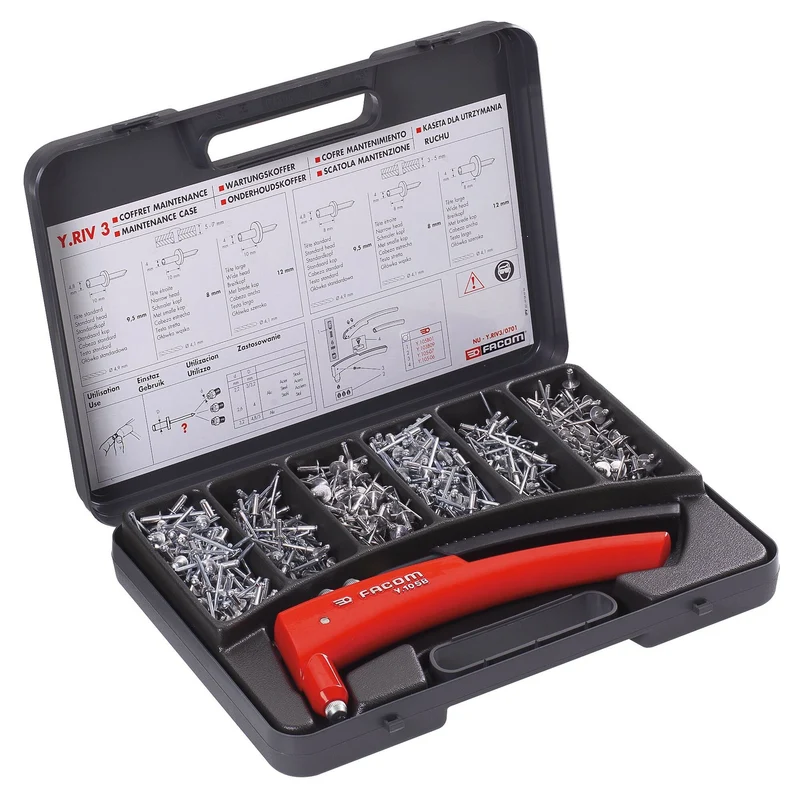 [Y.RIV3] Coffret maintenance rivets aluminium