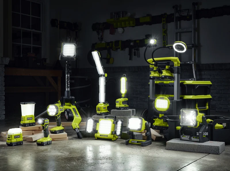 18V ONE+ Hybrid LED Tripod Stand Light