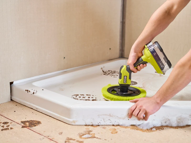 18V ONE+ Cordless VORTEX Power Scrubber (Tool Only), Electric Spin Scrubber