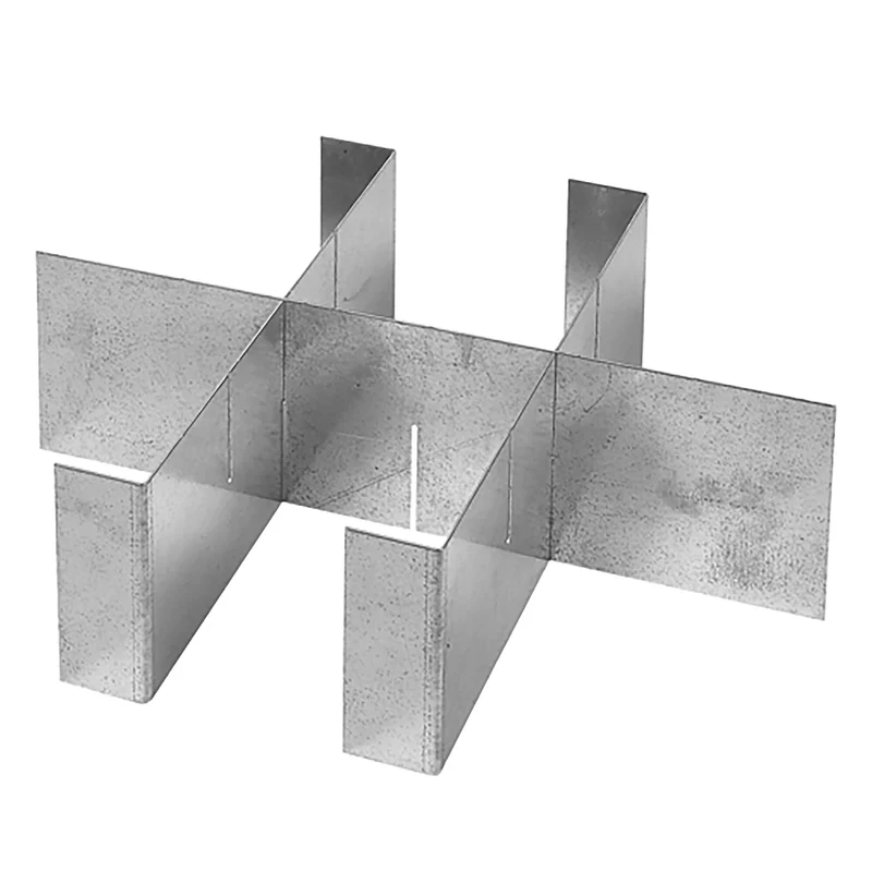 [U50030081Q] 3 séparateurs métal pour tiroirs, H 155 mm