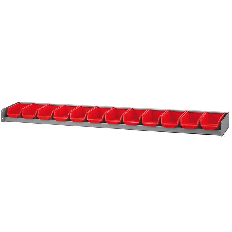 [U50030070] Étagère porte bacs, bacs inclus, montants 5003MD, P 200 x L 1425 x H 90 mm