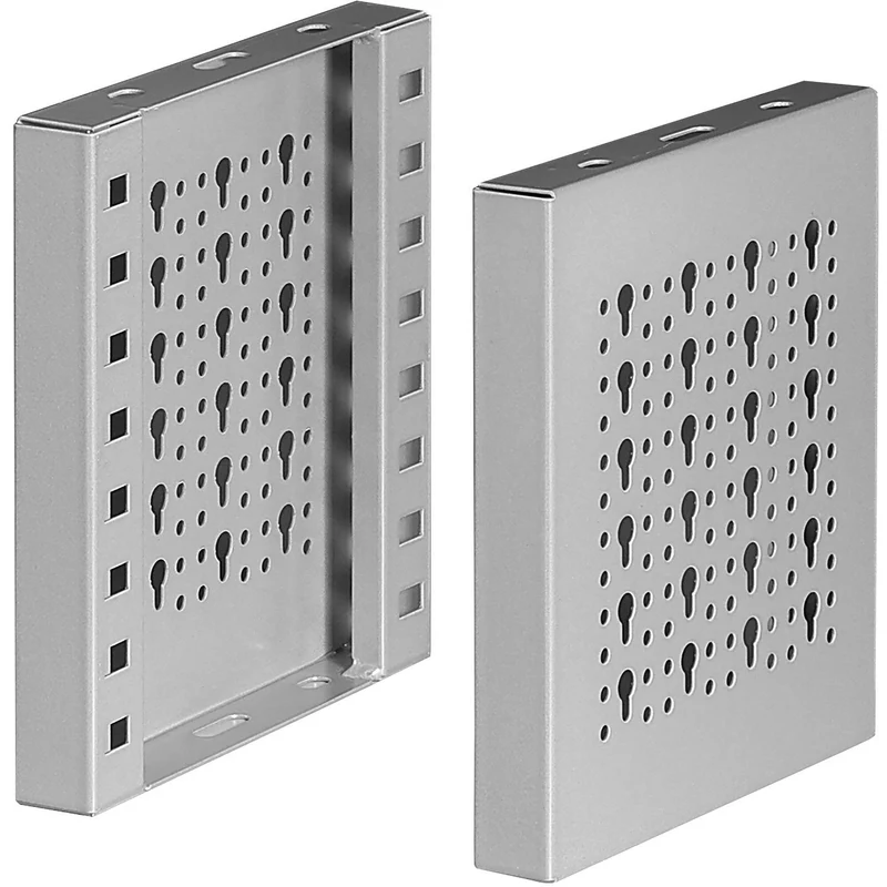 [U50030046] 2 montants métal 5003MD, pour création étagères, P 200 mm x H 222 mm