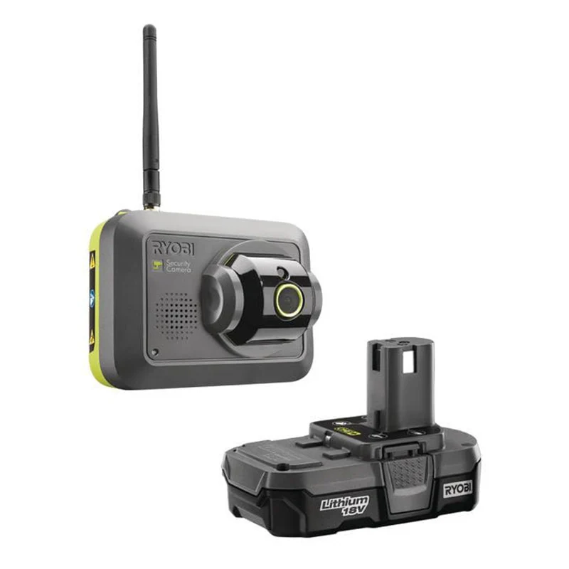 Security Camera Accessory with Compact Lithium Battery