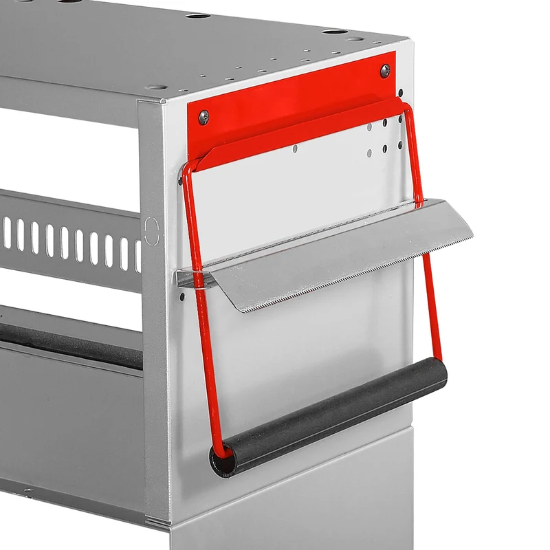 [U50020066] Support rouleau papier métal, fixation sur meubles et montants