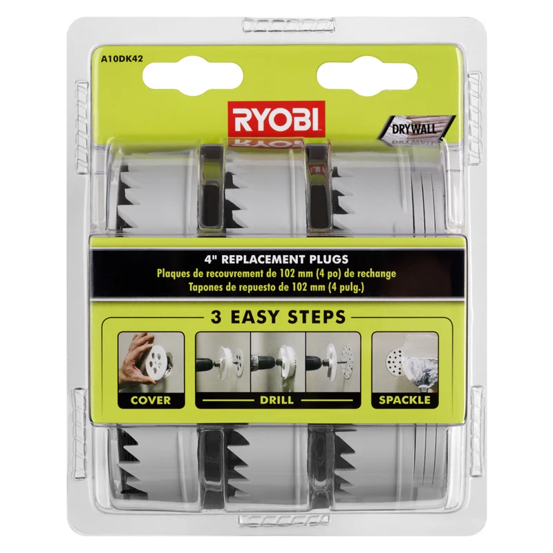 4" Drywall Repair Kit Replacement Plugs