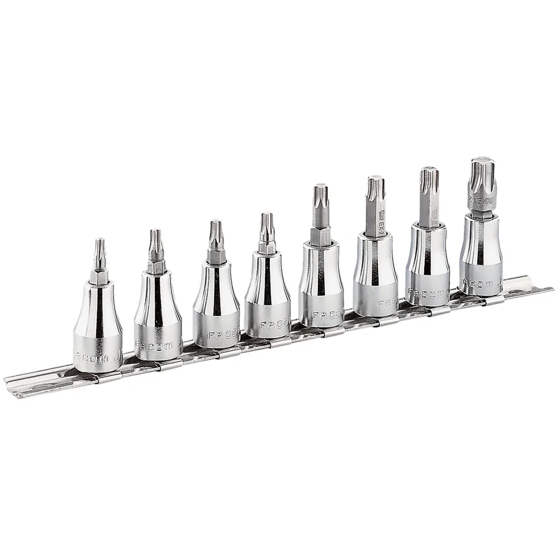 [SX.41] Jeu de 8 douilles tournevis TX en rack